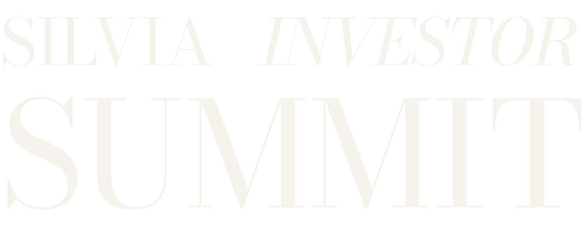 Silvia Investor Summit